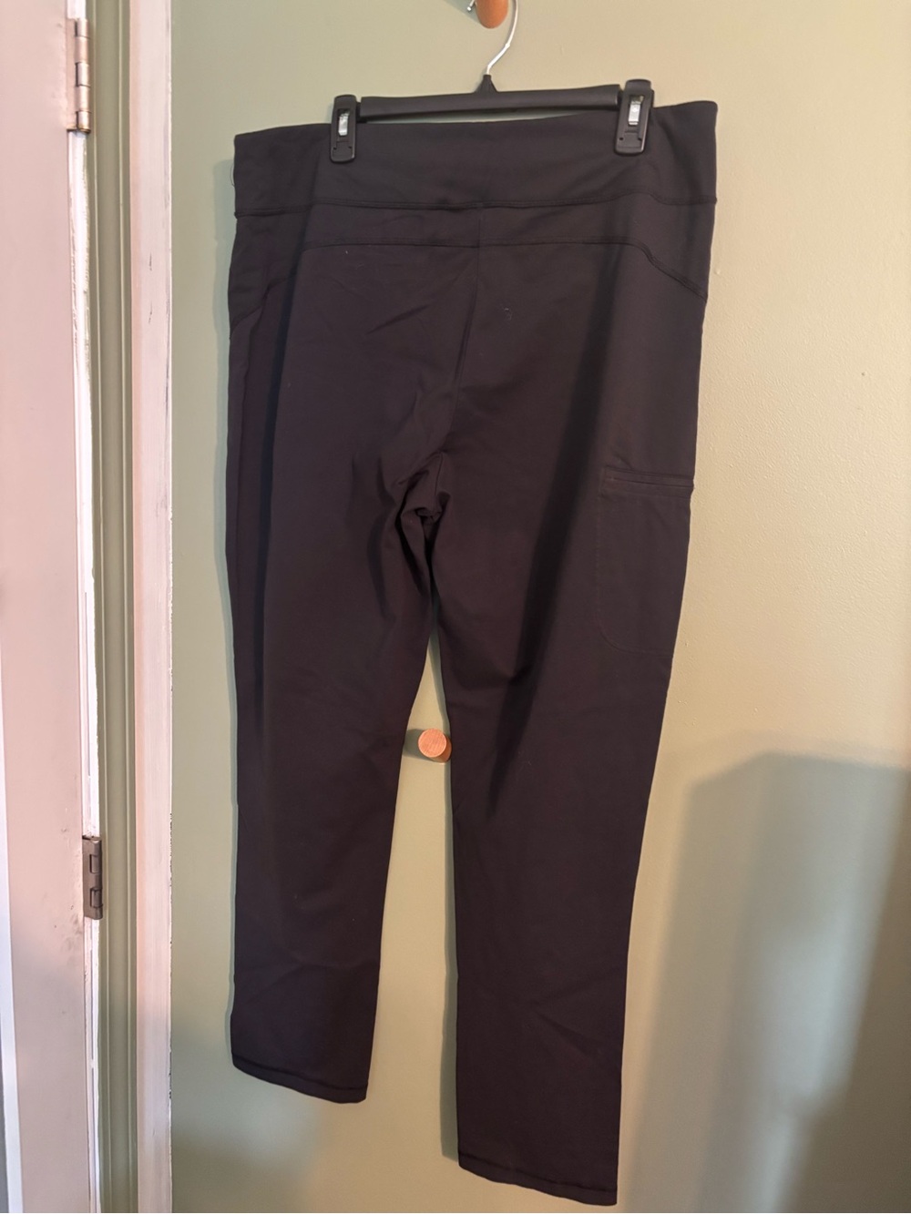Duluth Trading Co Black Straight-Leg Women's Pants